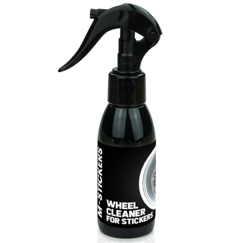 Limpiador de llantas de moto Wheel Cleaner, especial pegatinas – desengrasa, limpia las llantas y mantiene las pegatinas – Microfibra ofrecida – 100 ml