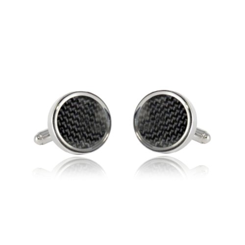 Mancuernillas redondas Cuff-Daddy con caja miniatura 1