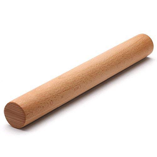 Gohide A Great Natural Solid Wood Straight Rolling Baking Stick Rolling Pin Fondant Rolling Pin Cake Tools 20 Inch by 1-2/5Inch (L) XCX