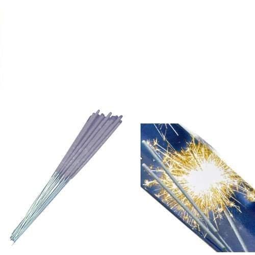 Lot de 40 cierges magiques pour gâteau d'anniversaire. Artifice d'intérieur catégorie 1. Durée d'illumination environ 45 secondes