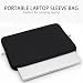 RAINYEAR 17 Inch Laptop Sleeve Carrying Case Compatible with Most 17-17.3 Inch Chormebook Notebook Ultrabook, Shockproof Protective Bag(Black)