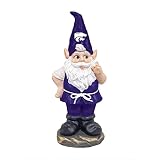 Hanna's Handiworks K State Wildcats Gnome Statue - Indoor/Outdoor Resin Figurine Decor for Desk, Garden, Porch - Ideal Gift for Graduation/Birthday/Alumni - Rep Your Team with Fan Merch