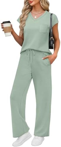 WIHOLL 2 Piece Sets for Women Resort Wear Travel Vacation Outfits...