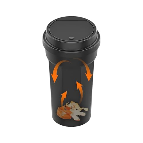 Burkhållare Sopbehållare - Vattentäta Automobila Avfallskorgar Med Lock - Bilaccessoarer För Baksäte Lastbil Samling Skåpbil Kontor,Opåsladdbar Opåsladdbar Förvaringslåda Bil