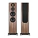 Wharfedale EVO 5.4 Floorstanding Speakers (Pair) – 3‑Way Bass‑Reflex Tower, Dual 6.5″ Kevlar Woofers, Soft‑Dome Mid, AMT Tweeter, SLPP Port Technology (Walnut)