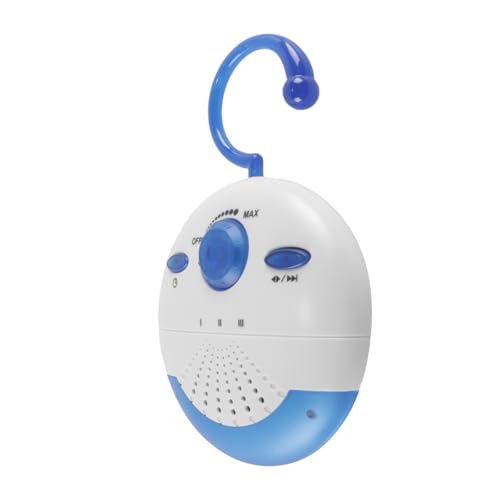 Orivin Wasserdichtes Duschradio, tragbares Mini-UKW-Radio mit eingebautem Lautsprecher und Antenne, Lange Akkulaufzeit für Badezimmer, Küche und Außenbereich