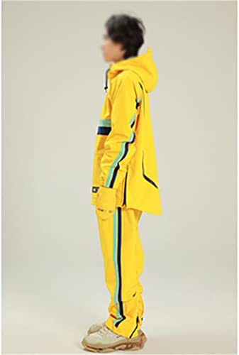 Geltdn Women's And Men's Winter Clothing Outdoor Sports Snowboard Jacket Ski Suit Overalls Loose Snow Pants (Color : D, Size : X-Large) #TOP3