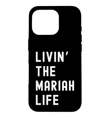 Mariah Living The Mariah Life Name Case for iPhone 16 Pro