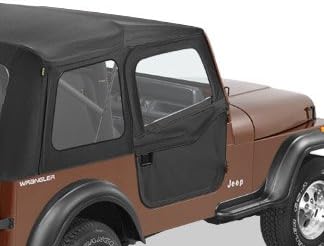 Miniatura 2 de Bestop, juego de puertas de 2 unidades, Negro denin