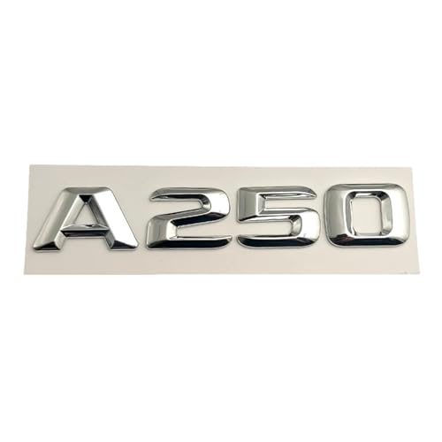POKOLOVEYG 2014-2016 3D ABS Chrome Letters Car Rear Trunk Emblem Badge A45 A160 A180 A200 Logo Fit For Mercedes Benz W176 W177 C