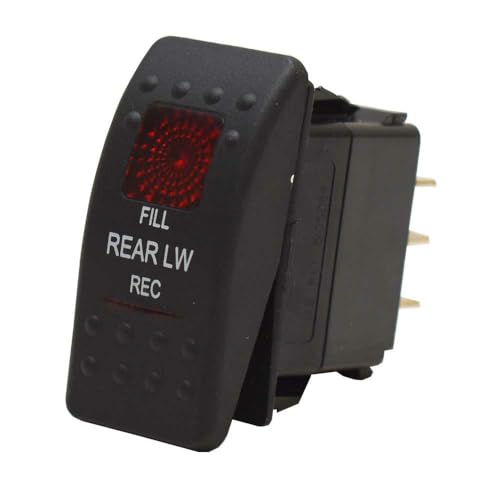 Generic Carling On/Off/On Contura II Boat Rocker Switch | Rear Livewell 4-Spade