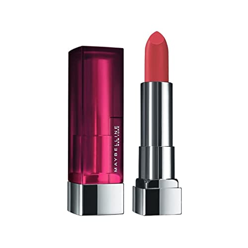 Image of Maybelline New York Color Sensational Creamy Matte Lipstick lasts up to 12 Hours, Hydrate Lips, Rich Creamy Lipstick with Shea Butter, Available in 42 Shades - 671 Heated Pink, 3.9g