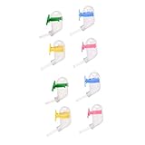 Housoutil Lot De 2 Abreuvoirs pour Hamsters Et Animaux Domestiques - Design Anti-Fuite - Matériau Facile À Régler - Durée De Vie De 4 Pièces X 2