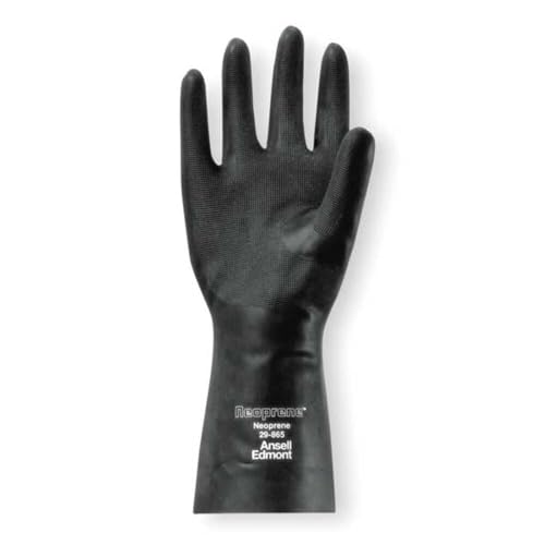 Ansell AlphaTec 29-865 Chemical Protection Gloves - L, Black (Pair of 1)