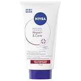 NIVEA 3in1 Repair Hand Creme, reichhaltige Hautcreme mit Dexpanthenol für intensive Pflege, Handpflege bei sehr trockenen und rissigen Händen (75 ml)