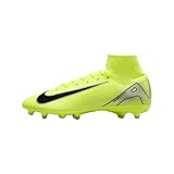 Nike Mercurial Superfly 10 Pro AG-Pro High-Top Soccer Cleats (HQ3161-700, Volt/Black) Size 10