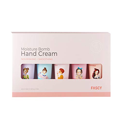 5 PCS Fascy Moisture Bomb Hand Cream Set Smoothness
