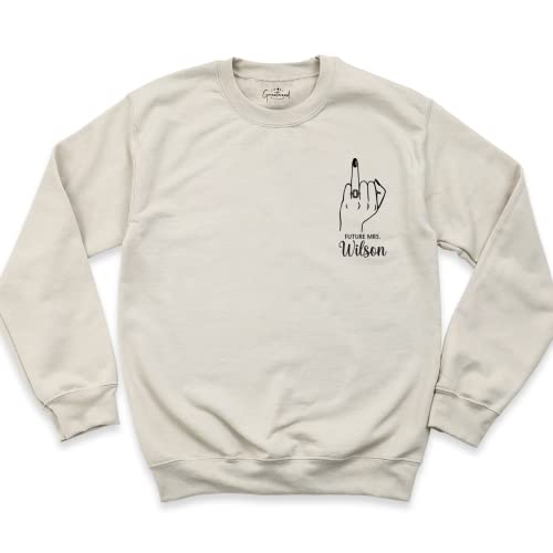 Future Mrs. Sweater, Personalized Fiancée Sweatshirt, Engagement Gifts For Couples, Future Mrs. Sweatshirt, Mrs. Sweatshirt, Future Mrs. Shirt, Bride to Be Sweatshirt, Engaged Fiancee Sweatshirt