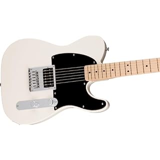 Squier Sonic Esquire H MN Arctic White – Guitare Électrique - Les Beatles, Paul McCartney, John Lennon, RIngo Starr, George Harrison Squier Sonic Esquire H MN Arctic White - Guitare Électrique – Image 4