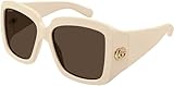 Gucci Gg1402s Occhiali, Ivory-Avorio-Marrone, 72 Donna
