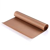 Spécification: BouBou Papier De Cuisson Antiadhésif Réutilisable Feuille Antiadhésive Résistante Aux Températures Élevées Pâtisserie Cuisson Papier Huile Gril Tapis De Cuisson Outils De Cuisson - café 30x40cm