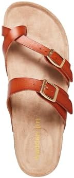 Madden Girl Women's Bryceee Toe Ring Sandal, Cognac Paris, 9 | Image 4
