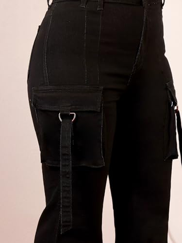 Image of Miss Chase A+ Women's Bootcut High Rise Stretchable Denim Jeans