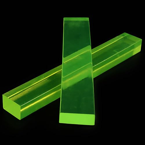 TIHONORI Barra Cuadrada PU Barra de Poliuretano Antivibración Resistente – Pack de 2 500mm, Goma Flexible para Protección contra Impactos y Reducción de Ruido,10×30mm