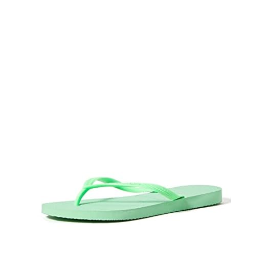 Chinelo Slim, Havaianas, Feminino, Verde Jardim, 33/34