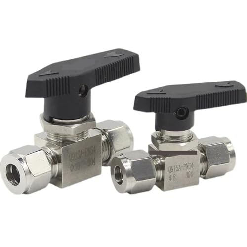 Vanne à boisseau sphérique 304 pour panneau d'instrumentation de source d'air - 2