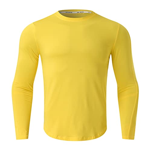 GOKKILRW Compression Shirts for Men Quick Dry Long Sleeve Workout Running Sports Shirts Athletic Gym Undershirts Baselayers3