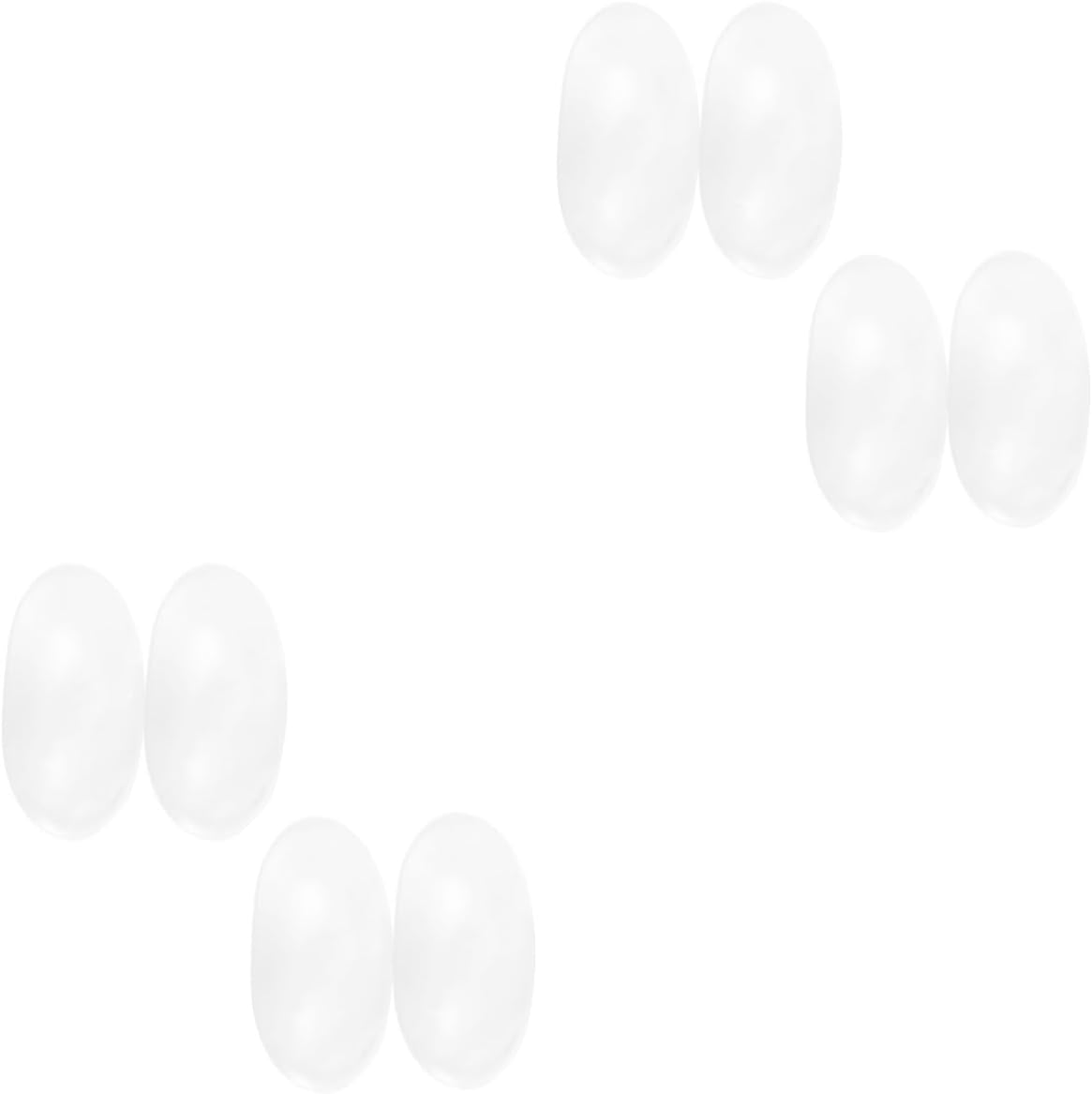 TEHAUX 4pairs Silicone Shoulder Pads for Women Non- and Removable Shoulder s for and Washable and Reusable