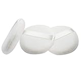 Joly Powder Puff for Makeup Face Soft Sponge Foundation Tool 2.36 Inch 3pcs/Set (White)