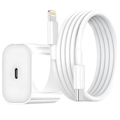 Image of Scalebee 20W SuperFast Charger Adapter & Lightning Cable, White | Compatible with iPhone 14 /14Plus /14Pro /14Promax, Compatible with iPhone 13 /13Pro /13Promax