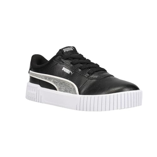 PUMA Toddler Girls Carina 2.0 Glitzy Lace Up Sneakers Shoes Casual - Black2