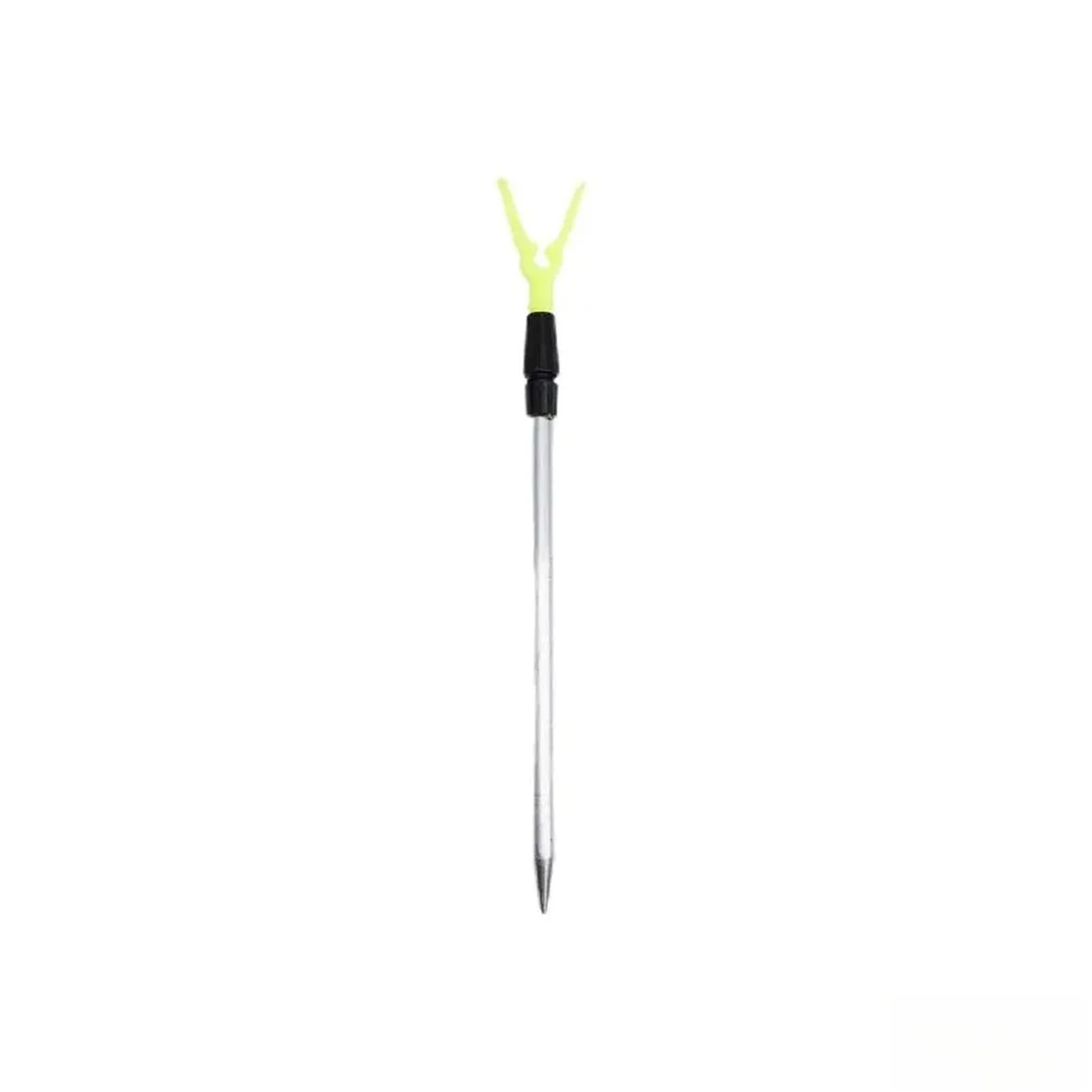 XCTDSVAH Rod Rests Fishing 50/80cm Fishing Bankstick Adjustable Extending Rod Rest Telescopic Stand Holders Bracket Accessories(Yellow 50 cm)