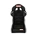 RaceQuip 96995599RQP Seat Non-Reclining FIA 16 in Harness Openings Fiberglass Black Fabric