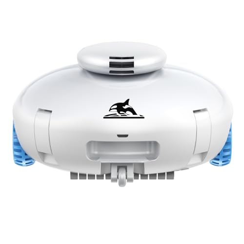 2025 Cordless Robotic Pool Vacuum, Pool Cleaner for Above Ground/Inground Pools - 7500mAh Battery,...