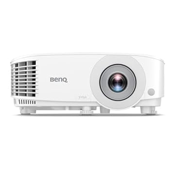 BenQ Projetor de negócios SVGA (MS560), DLP, 4000 lúmens de alto brilho, 20000:1 de alto contraste, Dual HDMI, VGA, correção de chave automática, configuração simples, tecnologia SmartEco