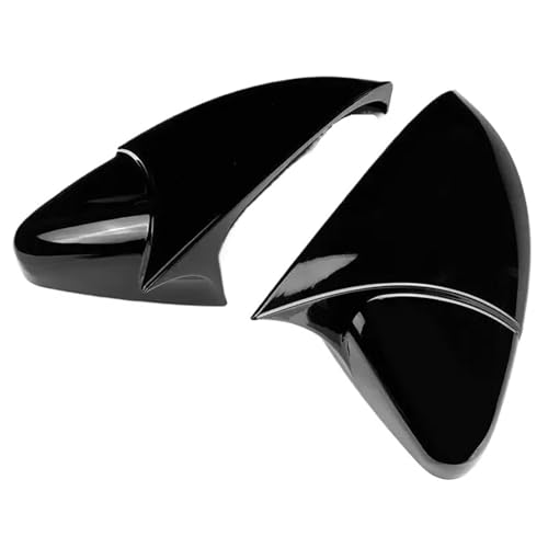 Coques de rétroviseur Golf 7 noir brillant style GTI R pour sublimer votre carrosserie