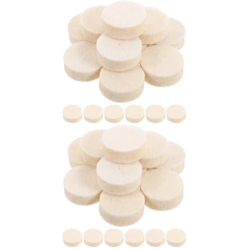 MAGICLULU 2sets 100pcs Wool Polishing Buffing Wheel Kit Rotary Tool Attachments for Efficient Polishing of Jewelry and More Wear Resistant Versatile Buffing Heads 100pcs*2