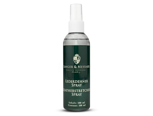 Langer & Messmer Espray de estiramiento para piel contra zapatos que presionan Para eliminar rápidamente los puntos de presión El estirador de cuero en calidad de zapatero, transparente 50 ml