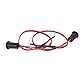 2pcs wasserdichte Kontrollleuchte, 12V LED Warnlicht Signalleuchte mit Kabel, Rotes Alarmsimulation Warning Light für Warnung und Anzeige