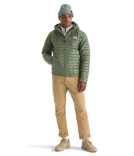 Image of THE NORTH FACE Men's Thermoball Hooded Jacket | Lightweight, Wind & Water Resistant Fabric, Synthetic Insulation