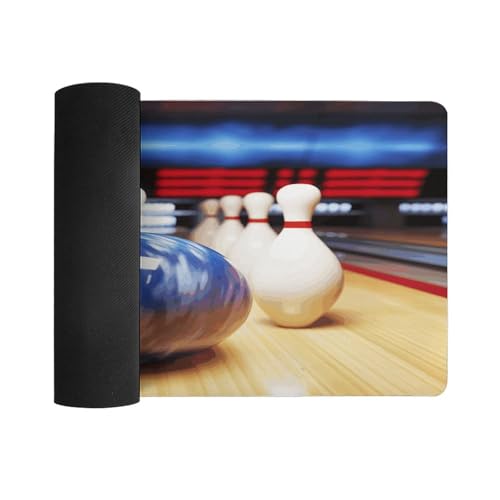 Bowling Desk Pad con Base de Goma Grande 30x60 cm miniatura 3