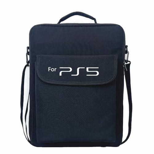 La Mejor comparativa de Pack ps1 - solo los mejores. 35 GLURIZ Mochila para Consola PS5, PS5 Funda de Transporte, Bolsa de Almacenamiento PS5 de Gran Capacidad, Mochila de Viaje Portátil para PS5, Protector Funda Carry Case para PS5