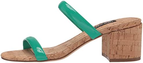 Nine West Women's TAE Heeled Sandal, Emerald Green 300, 7 | Image 7