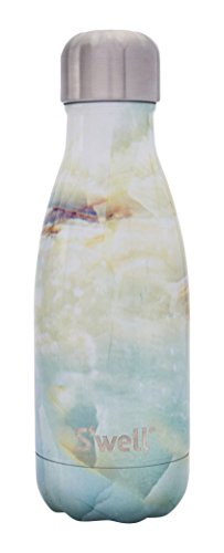Swell Elements Collection Stainless Steel Water Bottle 9oz-17oz-25oz, Various Styles, Various Colors (9-oz, Opal Marble) by Swell