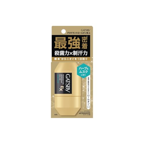GATSBYEXプレミアムタイプデオドラントロールオンハーブ&ムスクの香り60ml