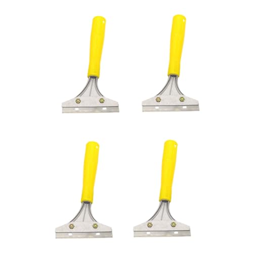 BUTIFULSIC Long Handle Wall Scraper 4pcs Paint Scrapers for Glass Wallpaper Sticker Removal